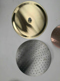 Rose gold copper shower head ONLY  200 mm 250mm round 300 mm dia no arm no mixer