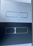 In Wall Concealed Cistern wall hung wall mount black Toilet suite buttons square
