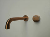 Polished Rose Gold Burnished Gold Matt Black Brass wall shower mixer tap faucet