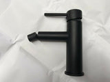 Round Matte Black Bidet Mixer Tap Faucet Adjustable Aerator bench top mount 2023