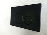 In Wall Hung Concealed Cistern Toilet matte white Pan rimless s/s steel buttons