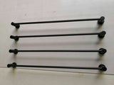 Burnished brushed gunmetal Heated Towel Rail rack Round AU standard SINGLE bar