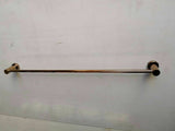 MATTE BLACK brushed gold rose gunmetal Heated Towel Rail rack SINGLE bar 850 mm