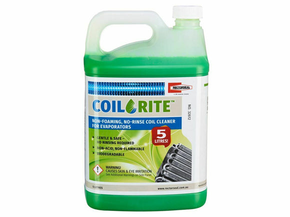 Rectorseal Coil-Rite NSF Approved Evaporator ABD Coil Cleaner 5Ltr. Aussie Made