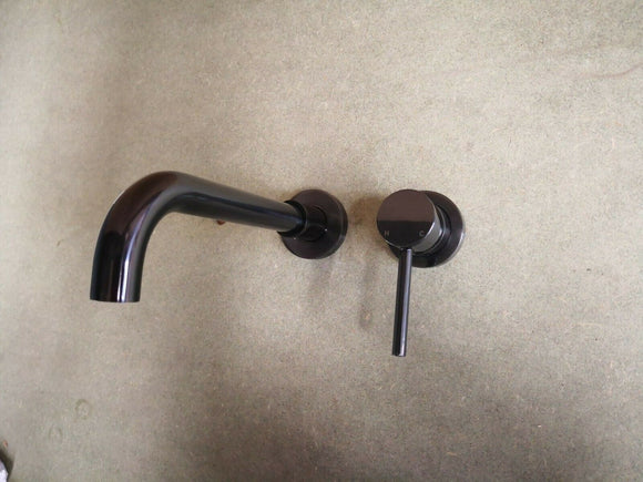 New Deep Burnished gunmetal Brushed mixer WELS WaterMark  round tap wall faucet