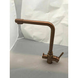 Brushed rose Gold stainless steel kitchen mixer tap 3 way pure filter NO LEAD