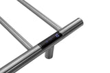 Brushed Nickel stainless steel Heated Towel Rail rack Round AU 650*620mm Timer