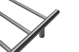 Brushed Gunmetal stainless steel NON Heated Towel Rail rack Round AU 1000*620mm