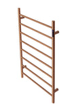 Brushed Rose Gold Copper stainless steel Heated Towel Rail rack Round AU 1000*620mm Timer