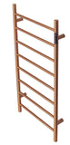 Brushed rose gold Copper stainless steel Heated Towel Rail rack Round AU 1000*450mm Timer