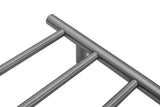 1200mm Matte Black Electric Heated Towel Rail | 8-Bar Round Timer | Australian Standard