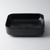 New porcelain white ceramic rectangle  500*390 mm Bowl Counter Top Basin Vanity SINK