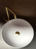 New porcelain white ceramic rectangle Bowl Counter Top Basin Vanity SINK