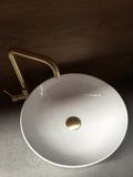 New porcelain white ceramic rectangle Bowl Counter Top Basin Vanity SINK