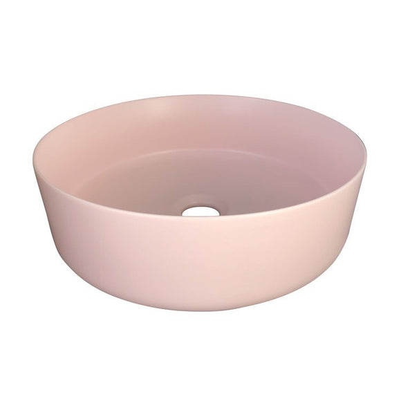 2025 Matte Pink Round 360 mm Dia top counter basin porcelain sink