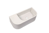 Ultra Modern concrete cement wash basin counter top Wall Hung Basin Matt Pink 2023