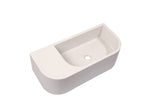 Ultra Modern concrete cement wash basin counter top Wall Hung Basin Matt light Grey 2023