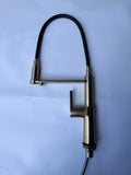 2023 Brushed Gold Matte Black Chrome Pull out Kitchen tap 3 way pure water PVD plated