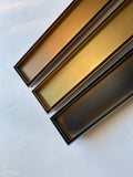 Brushed Gold PVD Stainless Steel Tile Insert 900×80 Floor Waste Panel Watermark