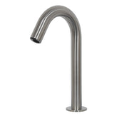 BRUSHED Nickel stainless steel 304 Battery Automatic Infrared SENSOR TOUCHLESS TALL MIXER TAP FAUCET