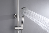 2023 Brushed Brass Gold Solid Stainless Steel 304 made shower set w diverter 200 mm head sprayer hand held head