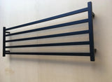 matte black 304 stainless steel heated towel Towel Rack ladder rail 1500 mm wide