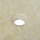 2021 Hand Crafted Marble Nature stone wash basin Hermès Cream 500*350*120 mm