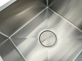 2023 Double Burnished brushed stainless steel kitchen sink hand trough 800*450*220 mm with tap hole