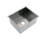 Single Burnished brushed Gunmetal stainless steel kitchen sink hand trough 550*450*250 mm