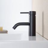 Round basin tap faucet Matte Black  tap mixer spout watermark new