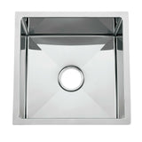 The First Polished stainless steel 304 single big bowl kitchen sink hand made 450*450*280