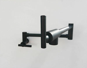 2023 Matte Black Kitchen tap Wall Mounted Pot Filler Single Cold Water inlet