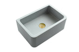 New Ultra Modern concrete cement wash basin counter top Matt Pink rectangle basin 2022