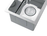 The First Polished stainless steel Mirror 304 single small bowl kitchen sink hand made pantry 450*300 mm