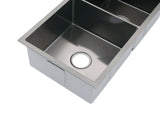 2023 Burnished Gunmetal stainless steel 304 double bowl kitchen sink with tap hole 800*450 mm