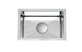 The First Polished stainless steel Mirror 304 single small bowl kitchen sink hand made pantry 450*300 mm