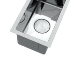 The First Polished stainless steel 304 single small bowl kitchen sink hand made pantry