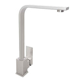 2021 Burnished Brushed Stainless steel Brushed Nickel Square kitchen mixer tap faucet