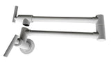 Matte Black Brushed Gold Nickel Copper Chrome wall mount fold-able pot filler tap cook top colors available