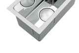 The First Polished stainless steel 304 single small bowl kitchen sink hand made pantry