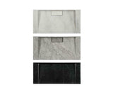 2023 Hand Crafted Marble Nature stone wash basin Hermès matt grey wall hung 470*320*60 mm