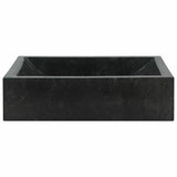 2021 Hand Crafted Marble Nature stone wash basin Black wall hung 500*350*120 mm