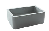 New Ultra Modern concrete cement wash basin counter top Matt Pink rectangle basin 2022