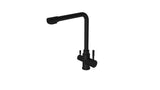 2023 Matte Black L shape kitchen mixer tap faucet Stainless steel Made PVD plated