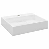 500*300 mm Ultra Modern man made wash basin counter top Wall Hung Basin White 2021