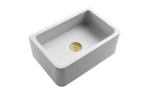 New Ultra Modern concrete cement wash basin counter top Matt Pink rectangle basin 2022