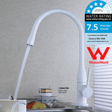 2021 White Goose neck kitchen mixer tap faucet new design