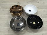 New porcelain white ceramic Round 39cm Bowl Counter Top Basin Vanity SINK