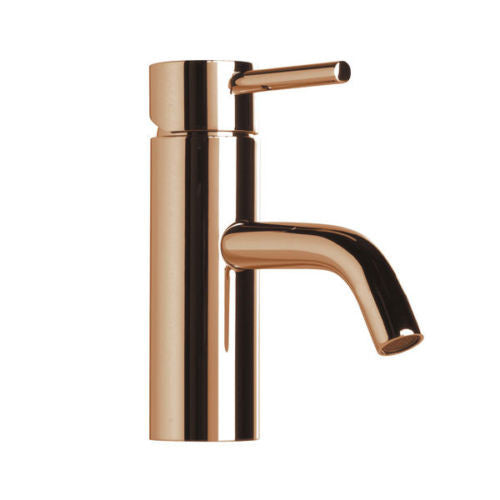 WELS round basin tap faucet gloss rose gold copper tap mixer spout watermark new