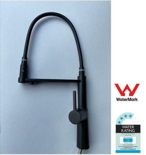 WELS Kitchen Mixer Black Chrome Gold Pull Out Spray 3 way filter Faucet Sink Tap